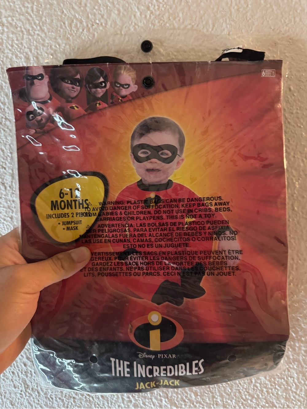 The Incredibles Jack-Jack Kids Costume - Red